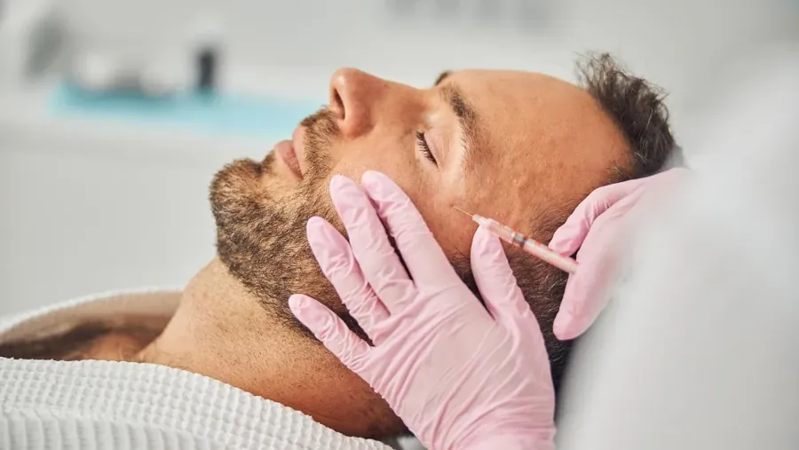 Dermal filler for cheeks and jawline