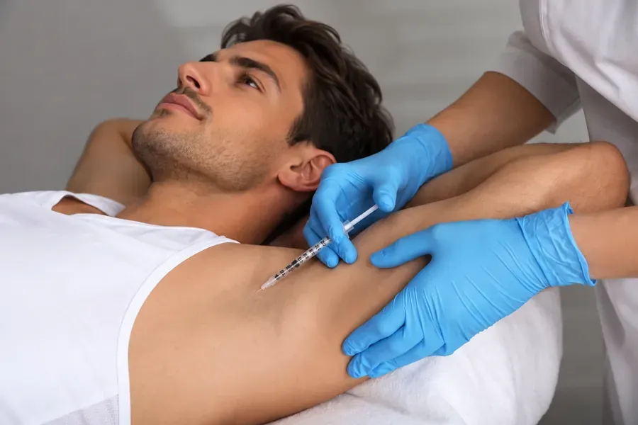 Botox for underarm sweating