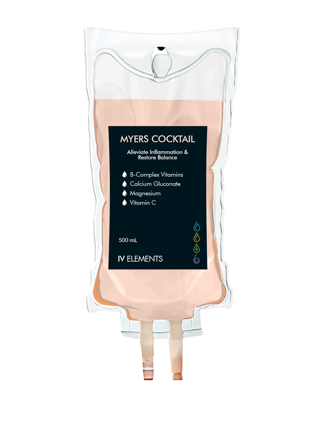 Myers Cocktail IV vitamin drip bag